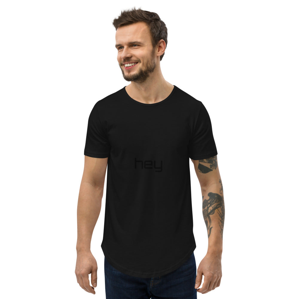 Men's Curved Hem T-Shirt - Minimalist