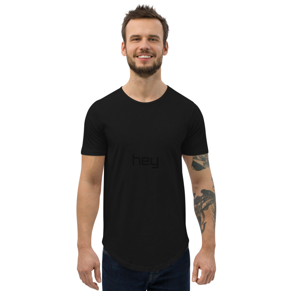 Men's Curved Hem T-Shirt - Minimalist