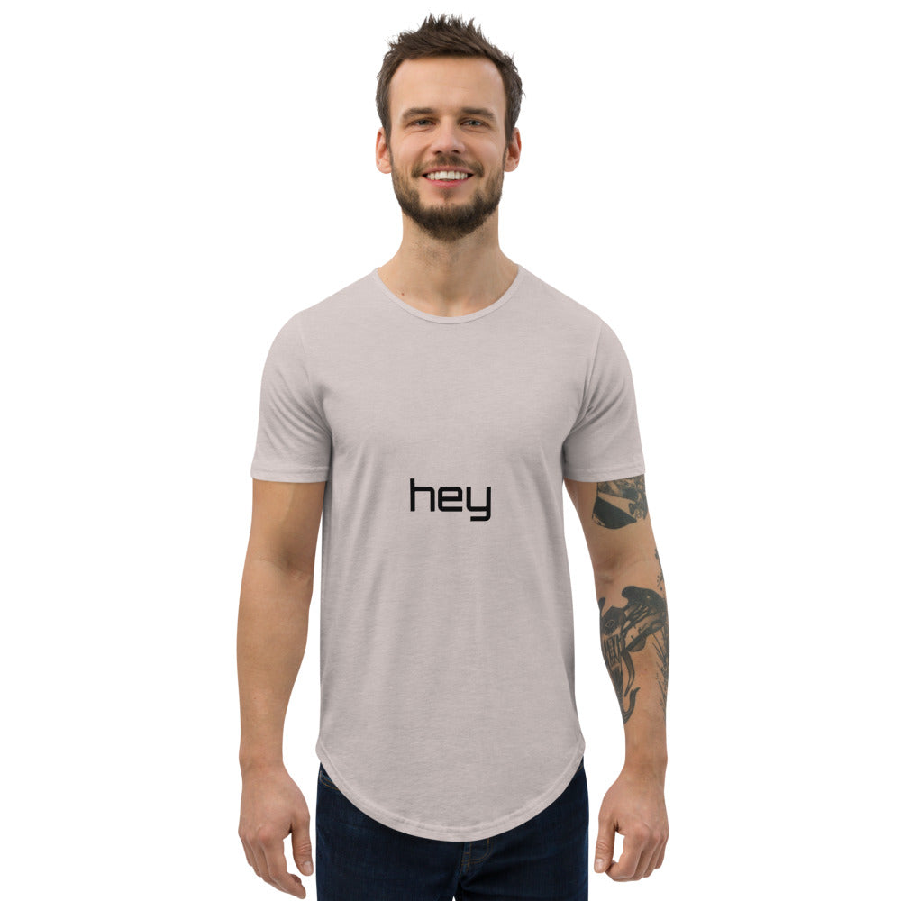 Men's Curved Hem T-Shirt - Minimalist