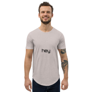 Men's Curved Hem T-Shirt - Minimalist
