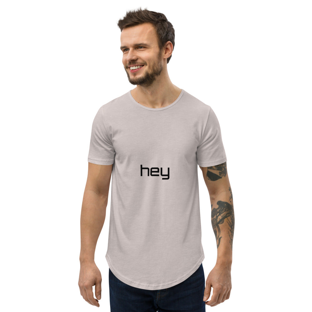 Men's Curved Hem T-Shirt - Minimalist