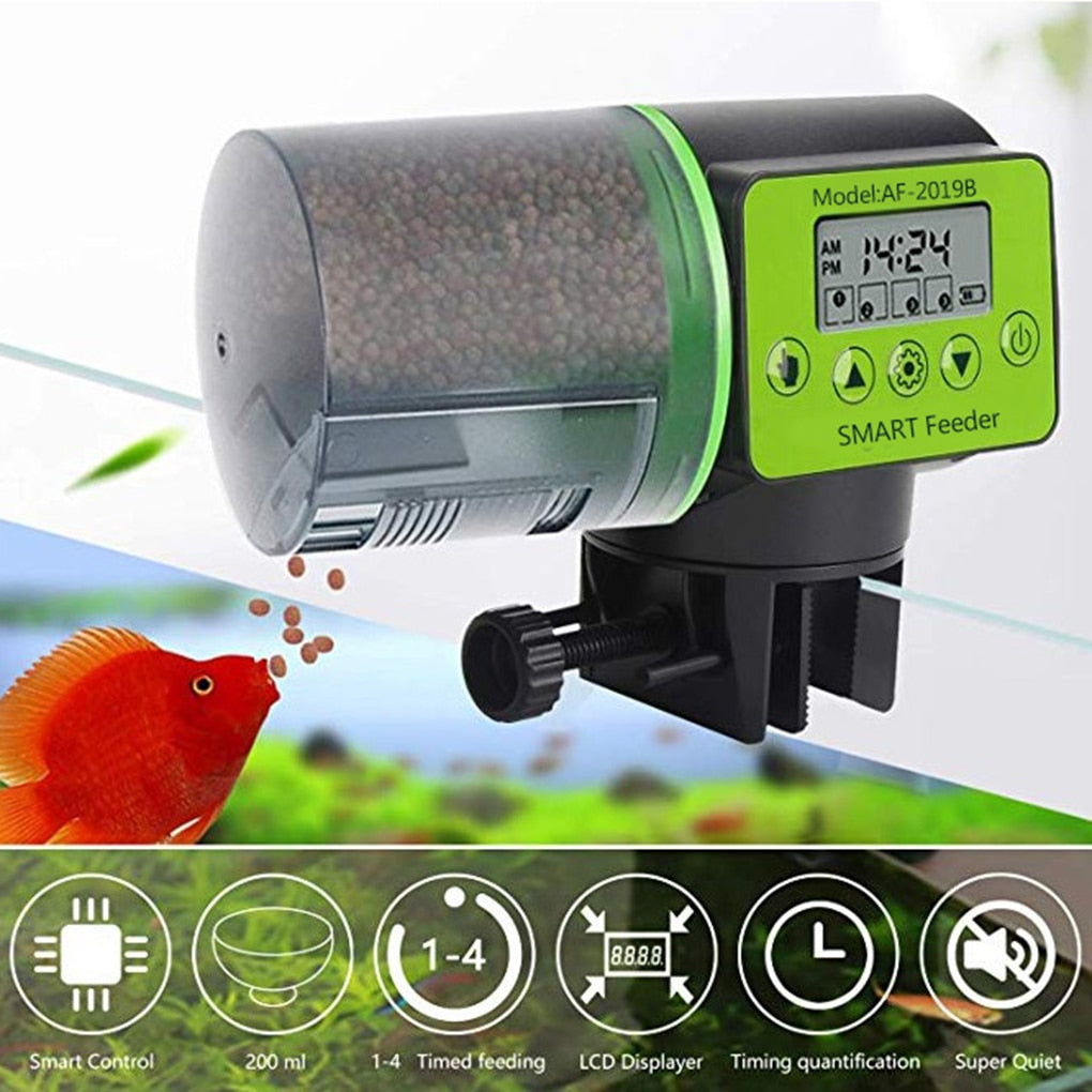 Automatic Fish Feeder Digital - Minimalist