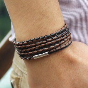 leather bracelet-men - Minimalist