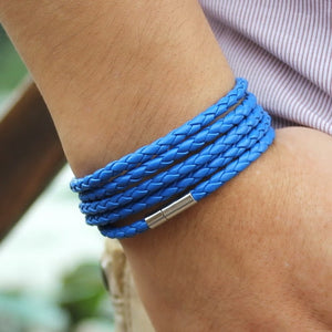 leather bracelet-men - Minimalist
