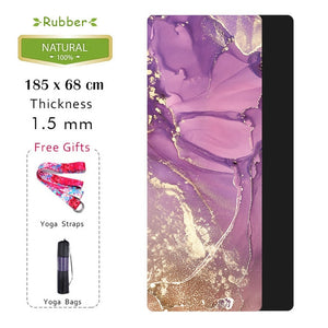 185 * 68CM 1.5MM Natural Rubber Yoga Mat
