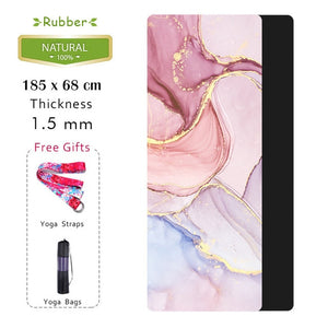 185 * 68CM 1.5MM Natural Rubber Yoga Mat