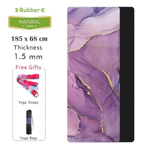 185 * 68CM 1.5MM Natural Rubber Yoga Mat