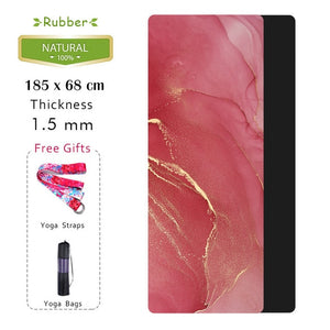 185 * 68CM 1.5MM Natural Rubber Yoga Mat