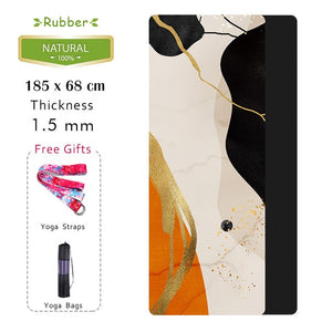 185 * 68CM 1.5MM Natural Rubber Yoga Mat