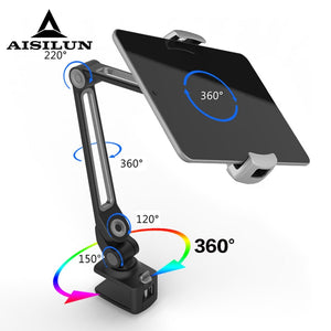 Aluminum Tablet Desk Bed Mount