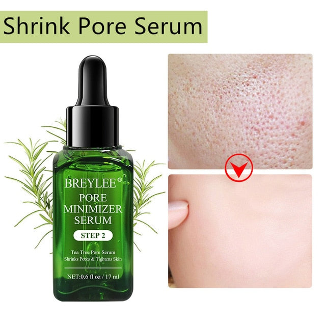 BREYLEE Blackhead Remover Face Peel Mask Serum Shrink Pore Acne Treatment Moisturizing Firm Brighten T zone Skin Care Essence