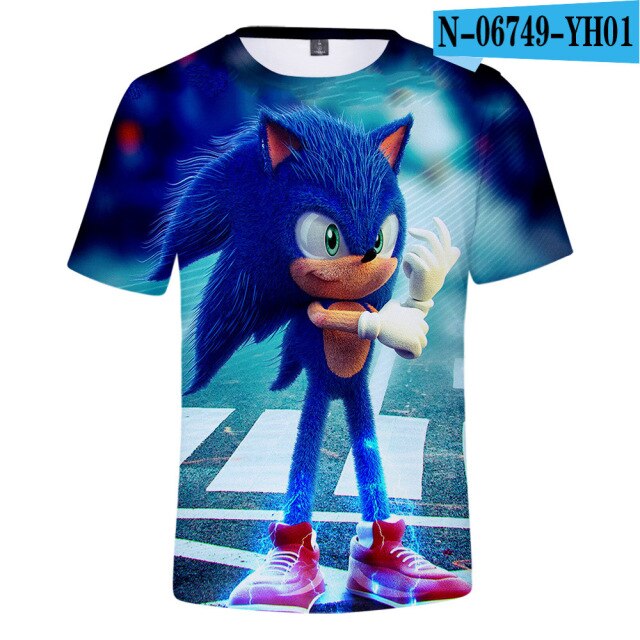 Sonic T shirt for boys - Minimalist