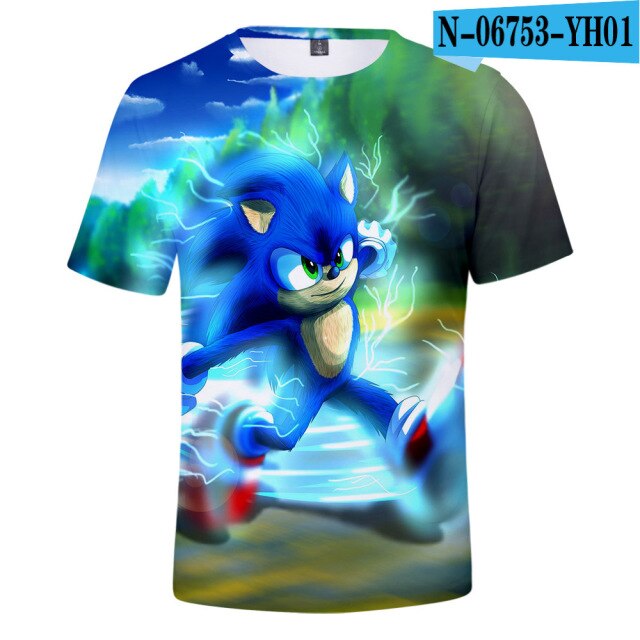 Sonic T shirt for boys - Minimalist