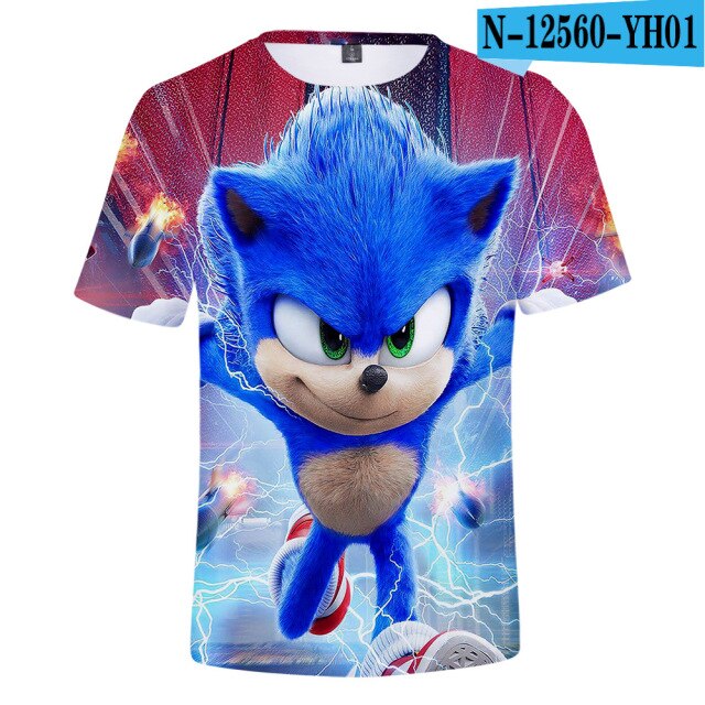 Sonic T shirt for boys - Minimalist